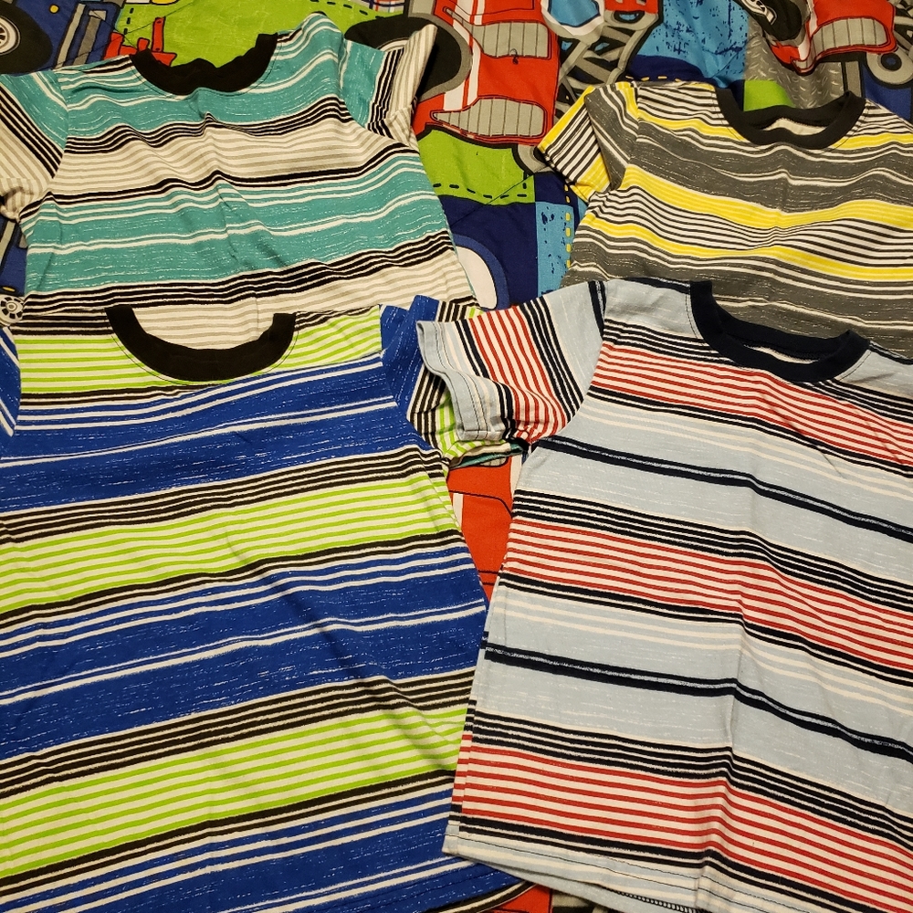Bundle of 4 Striped Shirts